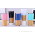 20 oz Bamboo Powder Coated Vacuum Auto Cup